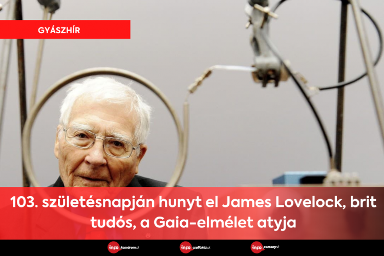 103. születésnapján hunyt el James Lovelock, brit tudós