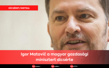 Igor Matovič a magyar gazdasági minisztert dícsérte