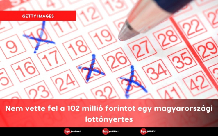 Nem vette fel a 102 millió forintot egy magyarországi lottónyertes