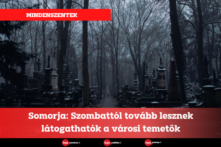 Somorja: Szombattól tovább lesznek látogathatók a városi temetők