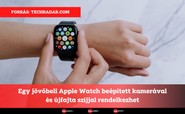 Egy jövőbeli Apple Watch beépített kamerával és újfajta szíjjal rendelkezhet
