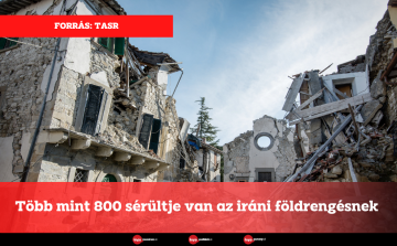 Több mint 800 sérültje van az iráni földrengésnek