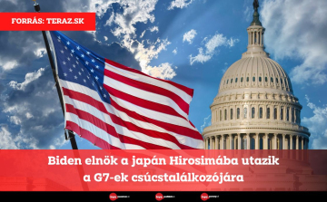 Biden elnök a japán Hirosimába utazik a G7-ek csúcstalálkozójára
