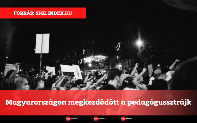 Magyarországon megkezdődött a pedagógussztrájk