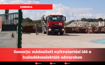Somorja: módosított nyitvatartási idő a hulladékszelektáló udvarokon