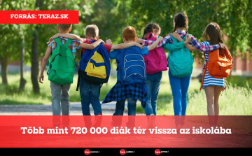 Több mint 720 000 diák tér vissza az iskolába