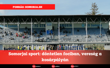 Somorjai sport: döntetlen fociban, vereség a kosárpályán