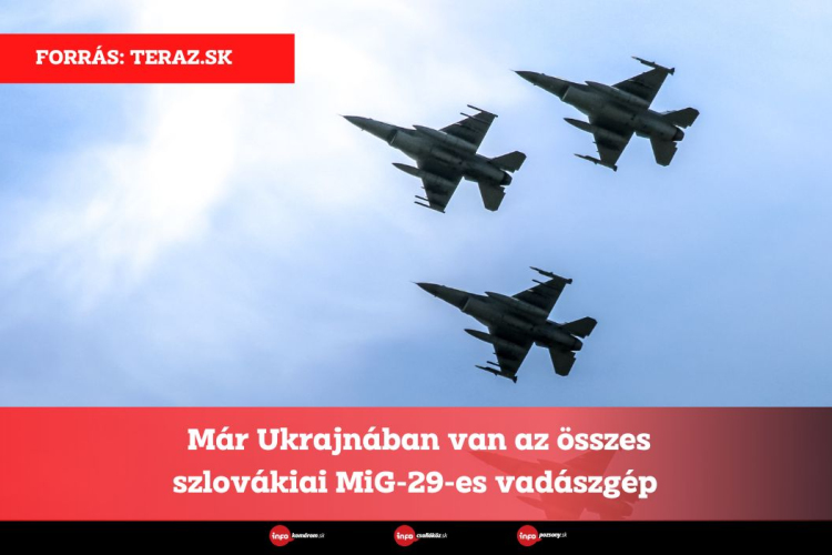Már Ukrajnában van az összes szlovákiai MiG-29-es vadászgép 