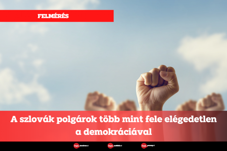A szlovák polgárok több mint fele elégedetlen a demokráciával