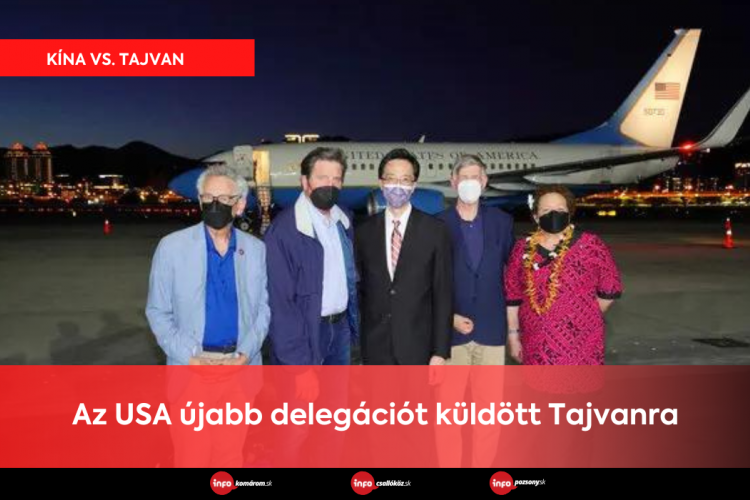 Az USA újabb delegációt küldött Tajvanra