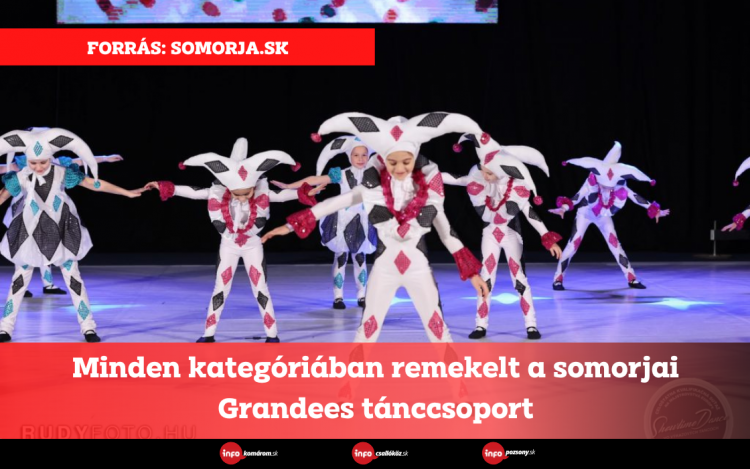 Minden kategóriában remekelt a somorjai Grandees tánccsoport
